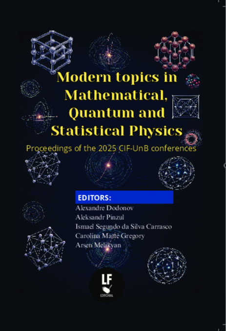 9786555637670 Modern topics in mathematical, quantum and statistical physics proceedings of the 2025 CIF-UnB conferences - Imagem 1